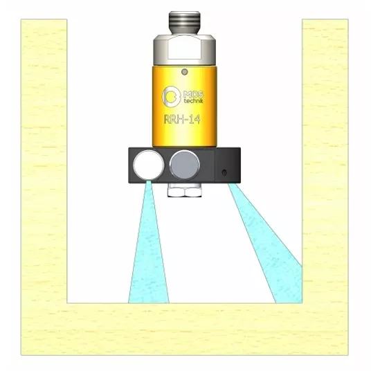 Dysza rotacyjna uderzeniowa MOS Hurikán Ø 50 mm, dysze 1,5 mm, G 1/4 GZ RRH-14-15-50 -zdjęcie numer 1