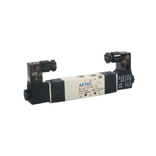 Elektrozawór 5/2 bistabilny AirTAC 4V120-06 G 1/8" 110 V AC — 4V12006CG -zdjęcie numer 1