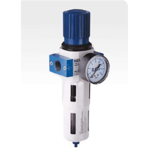 Filtroreduktor RQS MAXI G 1" — 5 µm, 0,5–12 bar, manometr, spust półautomatyczny, OFR-1-5M-MAXI-S -zdjęcie numer 1
