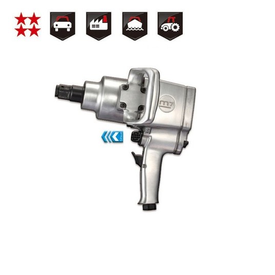 Klucz udarowy pneumatyczny 1" 2441 Nm Mighty Seven NC-8219 -zdjęcie numer 2