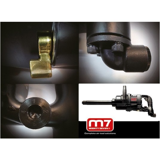 Klucz udarowy pneumatyczny 1" 3390 Nm Mighty Seven NC-8382-8 -zdjęcie numer 1
