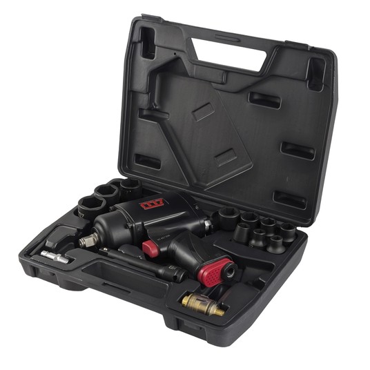 Klucz udarowy pneumatyczny z nasadkami 1/2" 1356 Nm Mighty Seven NC-4236KIT -zdjęcie numer 1