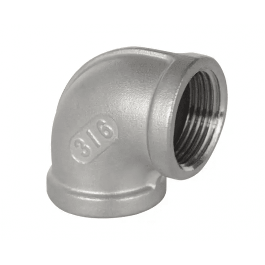 Kolanko 1 1/4W-W, 90° ze stali nierdzewnej AISI 316, do 10 bar, gwint cylindryczny -zdjęcie numer 1