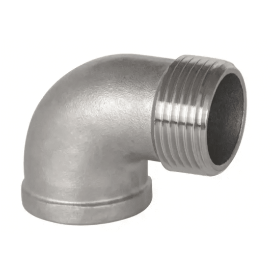 Kolanko 1/8W-Z, 90° ze stali nierdzewnej AISI 316, do 10 bar, gwint cylindryczny -zdjęcie numer 1