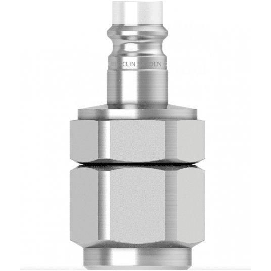 Króciec szybkozłącza CEJN DN7,6 do węża fi 8x12 mm, stal hartowana, 103205062 -zdjęcie numer 1