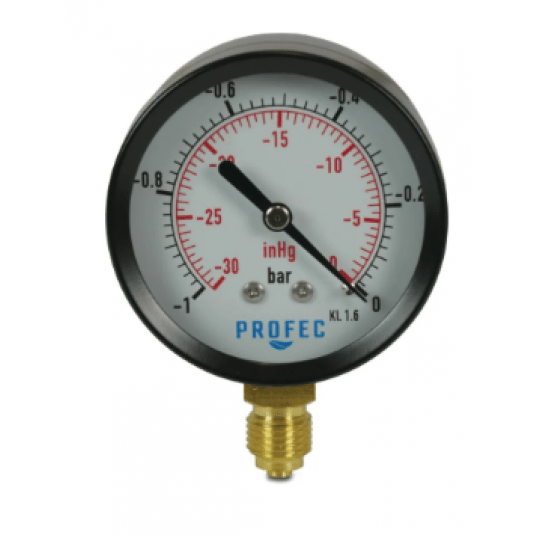 Manometr 63 mm GZ -1 - 15bar czarny typ suchy dolne 1/4" -zdjęcie numer 1