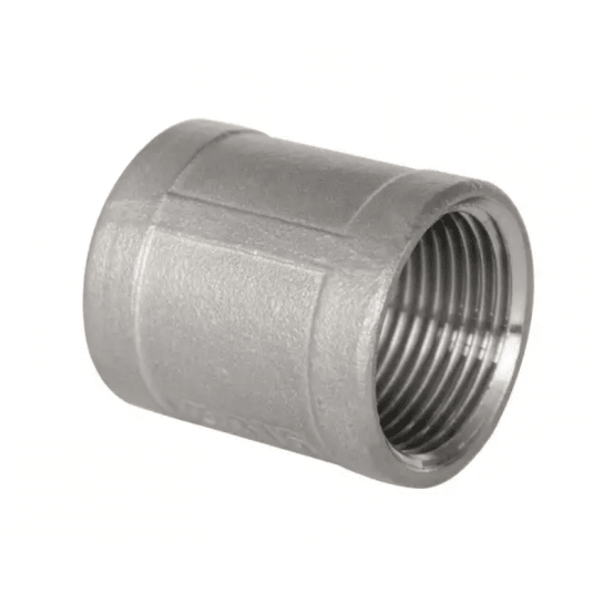 Mufa 1 1/2" ze stali nierdzewnej AISI 316, do 10 bar, odlewana -zdjęcie numer 1