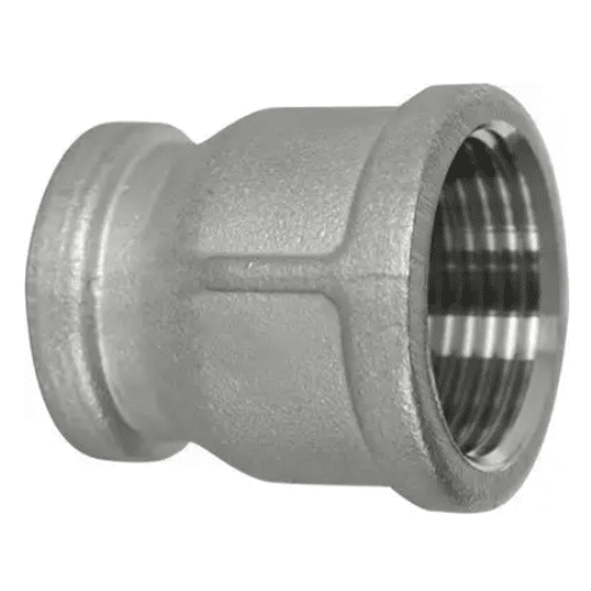 Mufa redukcyjna 3/8" - 1/4" ze stali nierdzewnej AISI 316, do 10 bar, odlewana -zdjęcie numer 1