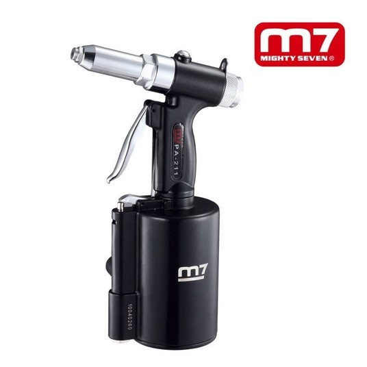 Nitownica pneumatyczna 16 kN 2,4 - 6,4 mm Mighty Seven PA-211 -zdjęcie numer 2