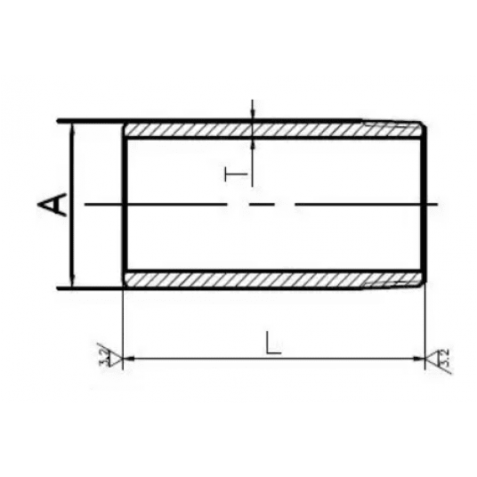 Nypel do wspawania R1/4z, SS316 -zdjęcie numer 2
