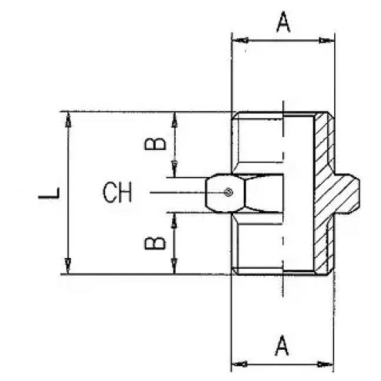 Nypel G 1 GZ, mosiądz niklowany -zdjęcie numer 2