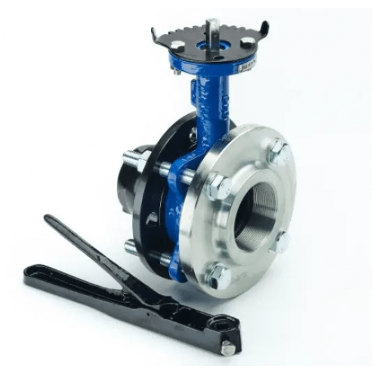 Przepustnica z kołnierzami D63 x 2.1/2" GW -zdjęcie numer 1