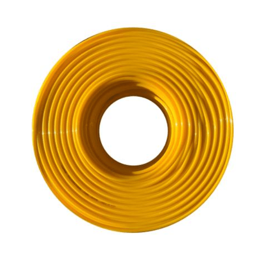 Przewód pneumatyczny PU 6x4 mm, 10 bar, żółty, rolka 100 m US98A060040100MY -zdjęcie numer 1