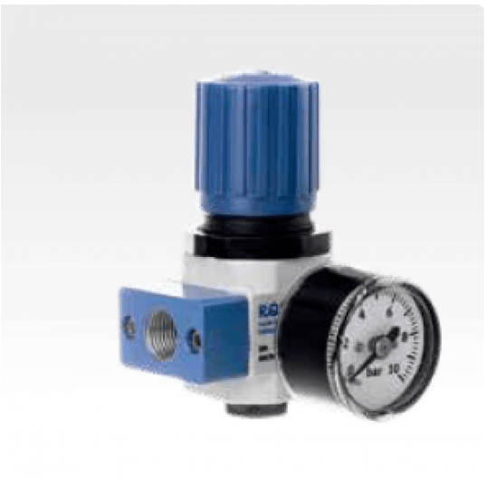 REGULATOR CIŚNIENIA, MICRO- G 1/8, 0-7 BAR, +MANOMETR + UCHWYT -zdjęcie numer 1