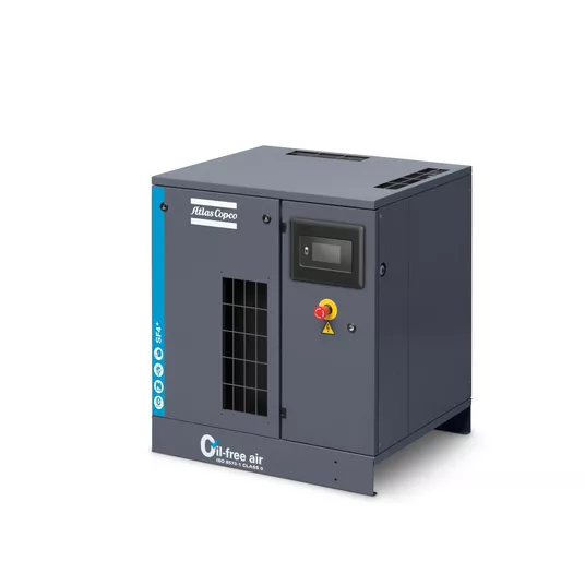 Sprężarka spiralna bezolejowa Atlas Copco SF 1-8 Pack — 1,5 kW, 8 bar, 230 V -zdjęcie numer 1