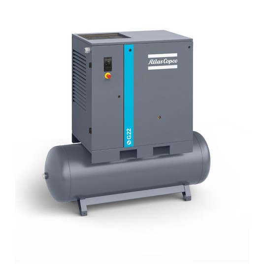 Sprężarka śrubowa Atlas Copco G22-13 Pack TM — 22 kW, zbiornik 500 l -zdjęcie numer 1
