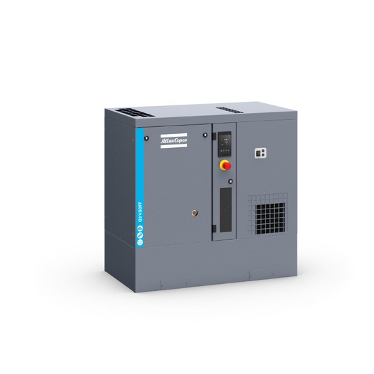 Sprężarka śrubowa Atlas Copco G3VSD-8 FF — falownik, 3 kW, osuszacz -zdjęcie numer 1
