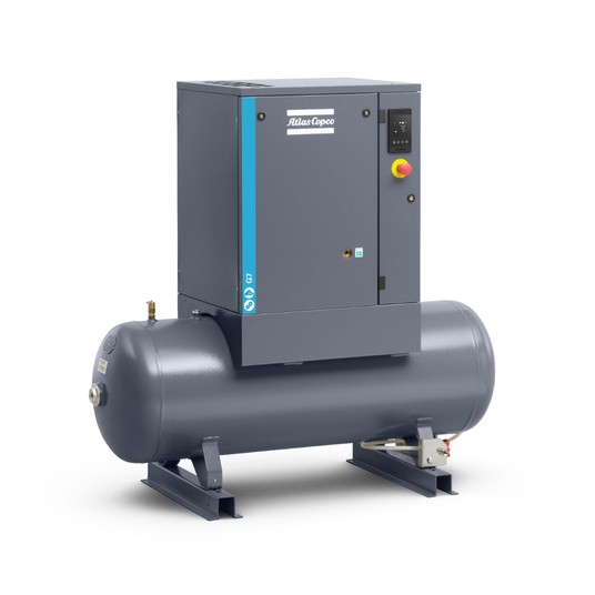 Sprężarka śrubowa Atlas Copco G7-10 Pack TM — 7,5 kW, zbiornik 200 l, rozruch Y/D -zdjęcie numer 1