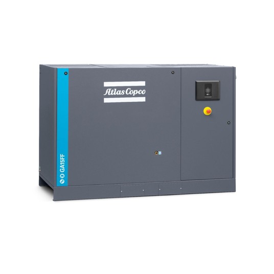 Sprężarka śrubowa Atlas Copco GA 18-7,5 FF — 18,5 kW, 7,5 bar, z osuszaczem -zdjęcie numer 1