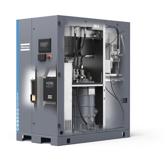 Sprężarka śrubowa Atlas Copco GA 26 VSD+ Pack — 26 kW, 10 bar -zdjęcie numer 1