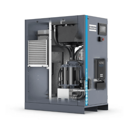 Sprężarka śrubowa Atlas Copco GA 5 VSDˢ FF — 5,5 kW, 13 bar, z osuszaczem -zdjęcie numer 3