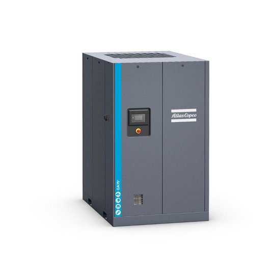 Sprężarka śrubowa Atlas Copco GA 75+-7,5 Pack — 75 kW, 7,5 bar -zdjęcie numer 1