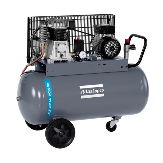 Sprężarka tłokowa Atlas Copco Automan AC21 — 1,5 kW, 10 bar, 100 l -zdjęcie numer 1