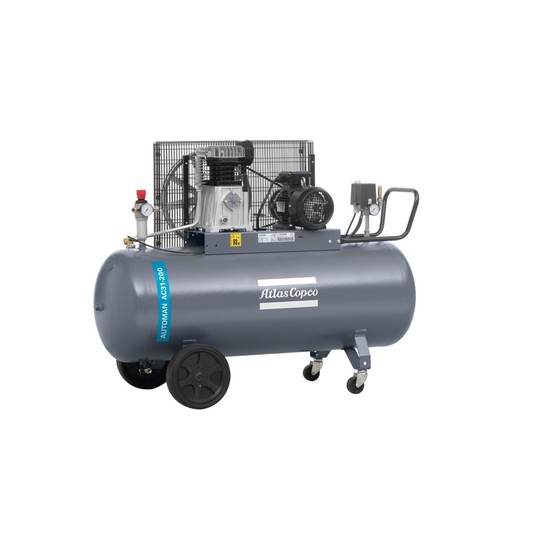 Sprężarka tłokowa Atlas Copco Automan AC31 — 2,2 kW, 10 bar, 200 l -zdjęcie numer 1