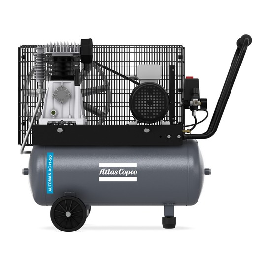 Sprężarka tłokowa Atlas Copco Automan AC31 — 2,2 kW, 10 bar, 50 l -zdjęcie numer 1