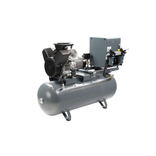Sprężarka tłokowa Atlas Copco LT 10-10 — 7,5 kW, 9,75 bar, FF 270 l z osuszaczem, zawór UV, Y/D -zdjęcie numer 1
