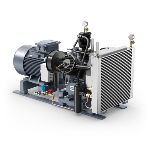 Sprężarka tłokowa Atlas Copco LT 3-30 — 2,2 kW, 30 bar, na ramie, zawór CV -zdjęcie numer 1
