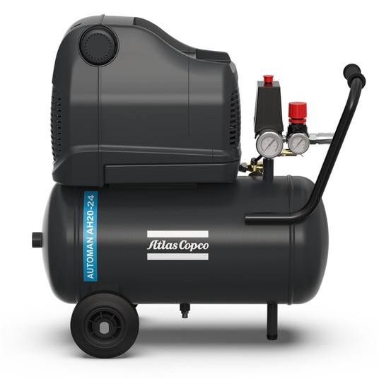 Sprężarka tłokowa bezolejowa Atlas Copco Automan AH20 24 l — 1,5 kW -zdjęcie numer 1