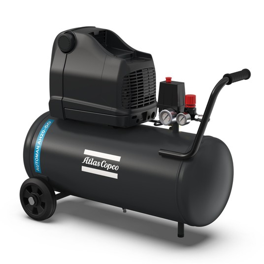 Sprężarka tłokowa bezolejowa Atlas Copco Automan AH20 50 l — 1,5 kW -zdjęcie numer 1