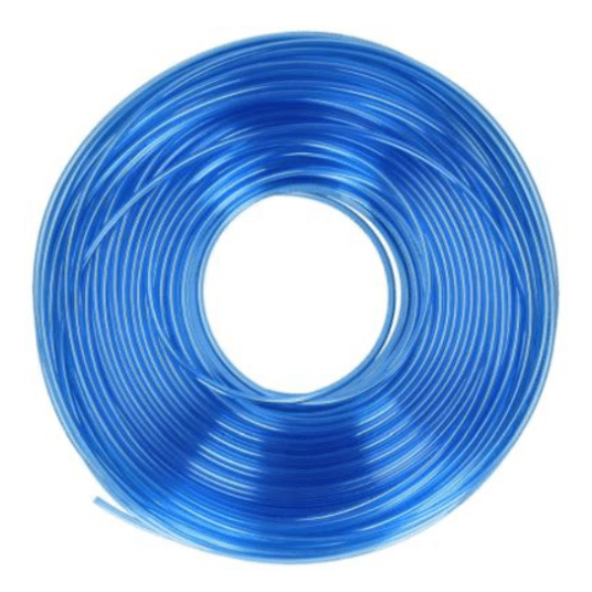 Wąż kalibrowany 10 x 6,5mm PU - niebieski-przeźroczysty - 100m -zdjęcie numer 1