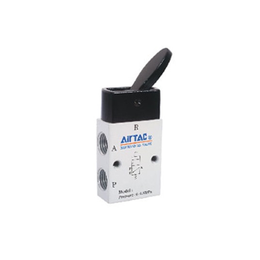 Zawór 3/2 NC z dźwignią AirTAC S3Y G 1/4", S3Y08G -zdjęcie numer 1