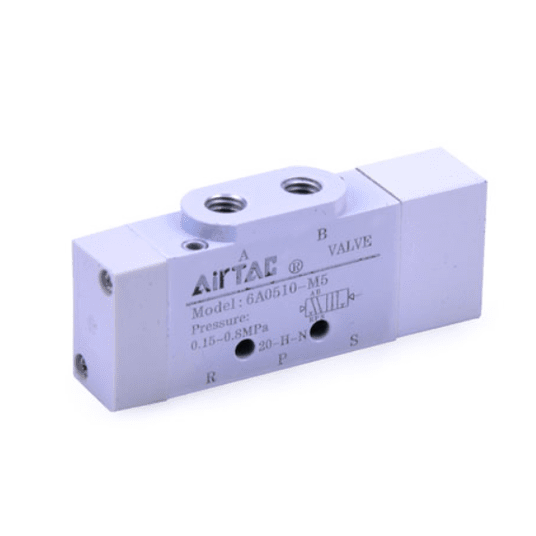 Zawór 5/3 pneumatyczny bistabilny centralnie zamknięty M5 6A130CM5 -zdjęcie numer 1