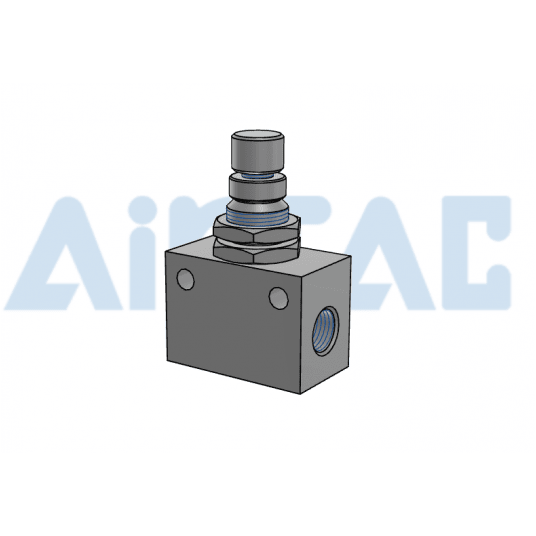 Zawór dławiąco-zwrotny 1/2" ASC30015G -zdjęcie numer 1