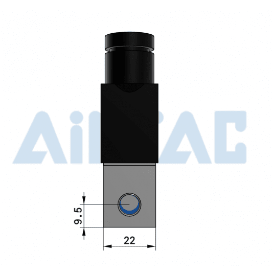 Zawór procesowy 2/2 NC 1/4" 24V DC 2V02508BG -zdjęcie numer 3