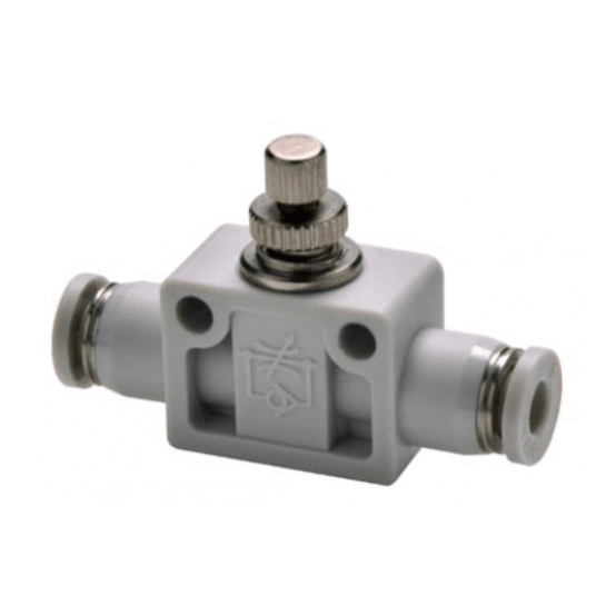 Zawór prosty dławiąco-zwrotny na przewód D=6mm -zdjęcie numer 1