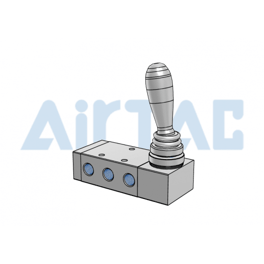 Zawór z dźwignią 5/2 monostabilny 1/4" 4H21008G -zdjęcie numer 2