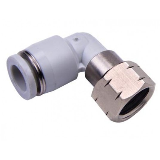 Złącze kątowe GW 1/4" D=6mm GPLF602 -zdjęcie numer 1