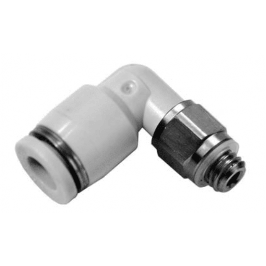 Złącze kątowe mini GZ 1/8" D=4mm -zdjęcie numer 1