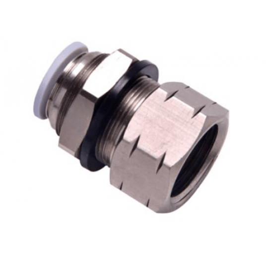 Złącze proste grodziowe GW 1/4" D=4mm GPMF402 -zdjęcie numer 1