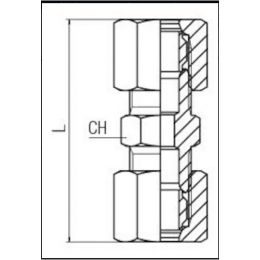 Złączka skręcana przelotowa do rur miedzianych 10 mm, mosiądz niklowany -zdjęcie numer 2