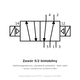 Elektrozawór 5/2 bistabilny AirTAC 4V220-06 G 1/8" 24 V DC, pilot zewnętrzny — 4V22006BG-W -zdjęcie numer 2
