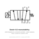Elektrozawór 5/2 monostabilny AirTAC 4V310-08 G 1/4" 24 V DC, pilot zewnętrzny — 4V31008BG-W -zdjęcie numer 2