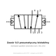 Zawór 5/2 pneumatyczny bistabilny 1/4" 4A22008G -zdjęcie numer 2