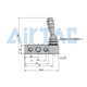 Zawór 5/2 z dźwignią AirTAC 4H210 G 1/4" — powrót ręczny, 4H21008G -zdjęcie numer 3