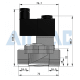 Zawór procesowy 2/2 NC 3/8" 12V DC 2V13010FG -zdjęcie numer 2