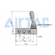 Zawór z dźwignią 5/2 monostabilny 1/4" 4H21008G -zdjęcie numer 3